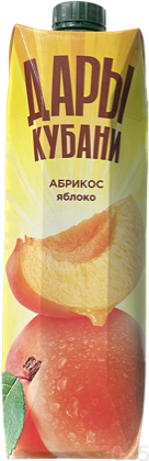 Сок "Дары Кубани" абрикос-яблоко 0,95 л